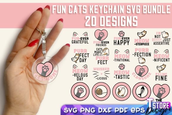 Fun Cats SVG Design for Real Embroidery Projects
