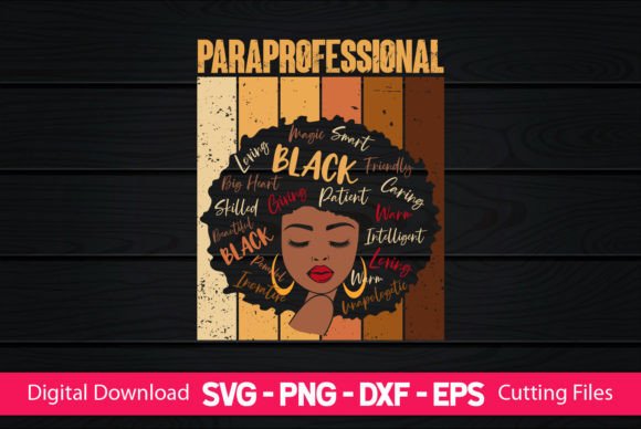Paraprofessional Funny Black Girl Embroidery Design Review