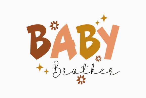 Retro Boho Baby Quotes SVG for Real Embroidery Projects