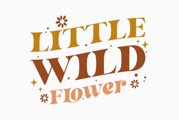 Retro Boho Baby Quotes SVG for Real Embroidery Projects
