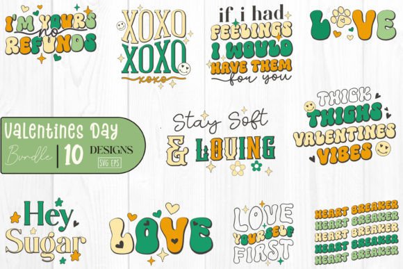 Retro Valentine’s Day SVG Bundle Review